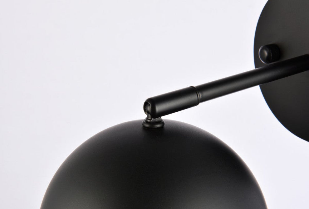 Oscar 1-Light Black Wall Sconce