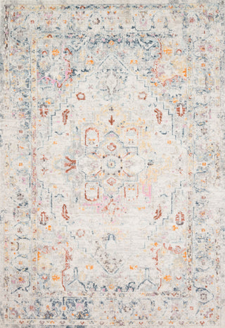 Distressed Clara Area Rug by Loloi, Light Gray/Multi, 9'3"x13'