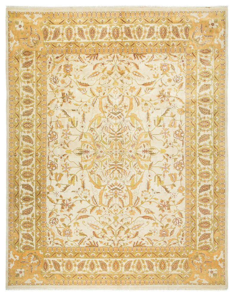 Jade, One-of-a-Kind Hand-Knotted Area Rug Ivory, 8'1"x10'3"