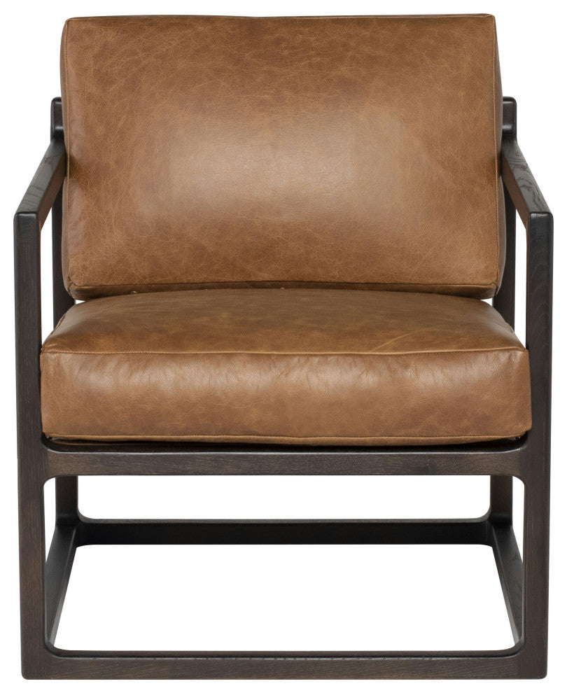 Lian Desert Leather Occasional Chair