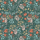 California King Headboard, Cameila Multi Green