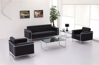 Black Reception Chair, Black