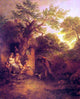 Thomas Gainsborough The Woodcutters' Return, 20"x25" Wall Decal