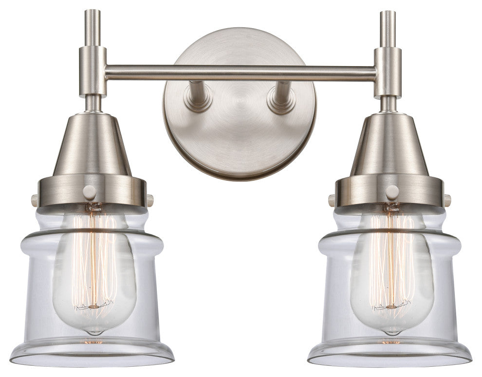INNOVATIONS LIGHTING 447-2W-SN-G182S-LED Caden 2 Light 17 inch Bath Vanity Light