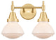 Innovations 447-2W-SG-G321-LED 2-Light Bath Vanity Light, Satin Gold