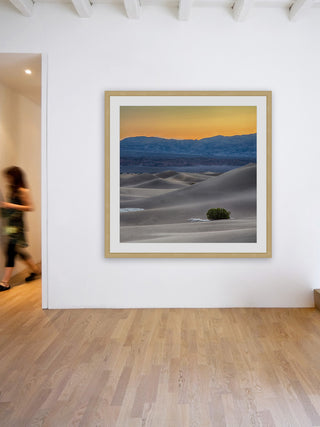 "Rolling Sand Hills Square" Framed Art Print