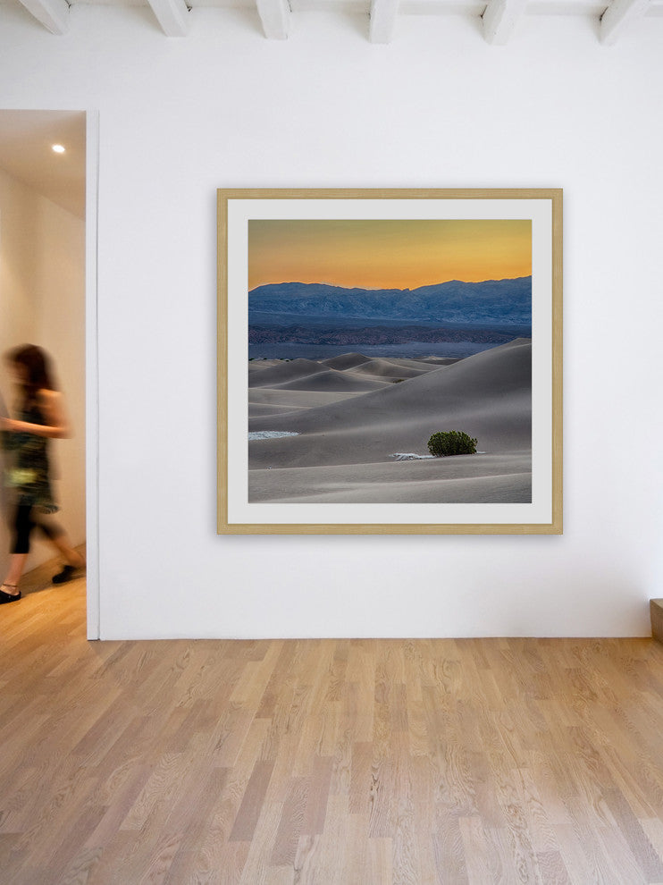 "Rolling Sand Hills Square" Framed Art Print