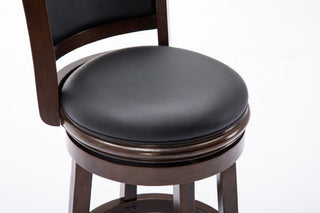 Augusta Swivel Bar Stool, Cappuccino