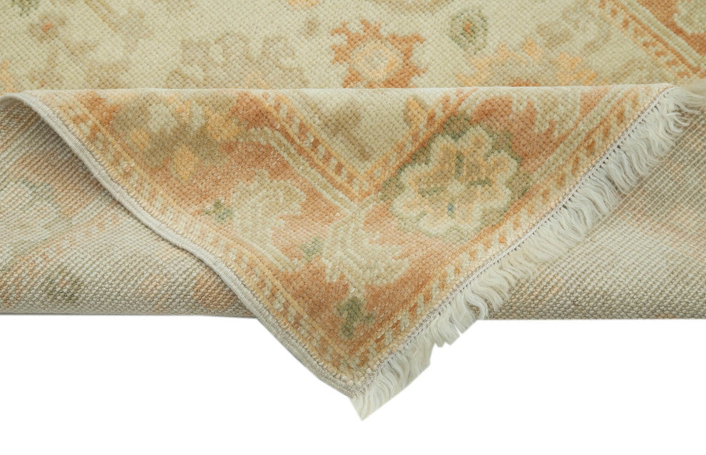 Rug N Carpet - Handmade Oriental 2' 8" x 11' 10" Runner Oushak Area Rug