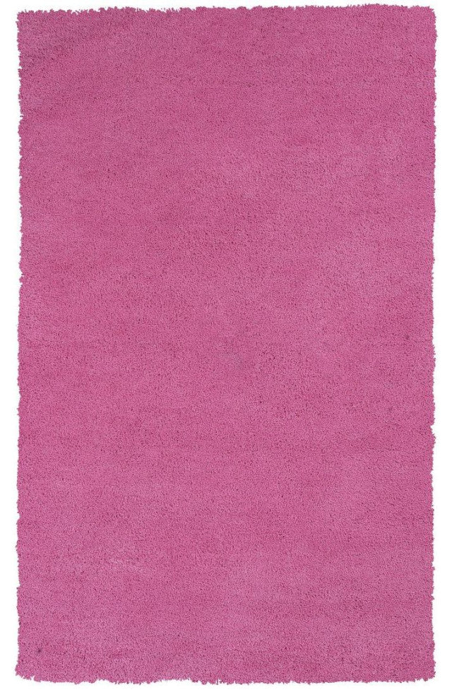 KAS Bliss 1576 Hot Pink Shag Area Rug, 3'3" x 5'3"
