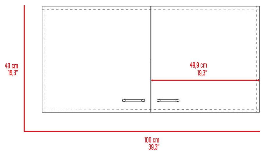Dimension/measurement diagram showing full width/height (instructional)