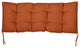 Sunbrella Canvas Indoor/Outdoor Tufted Bench Cushion, Rust, 60x19x3"