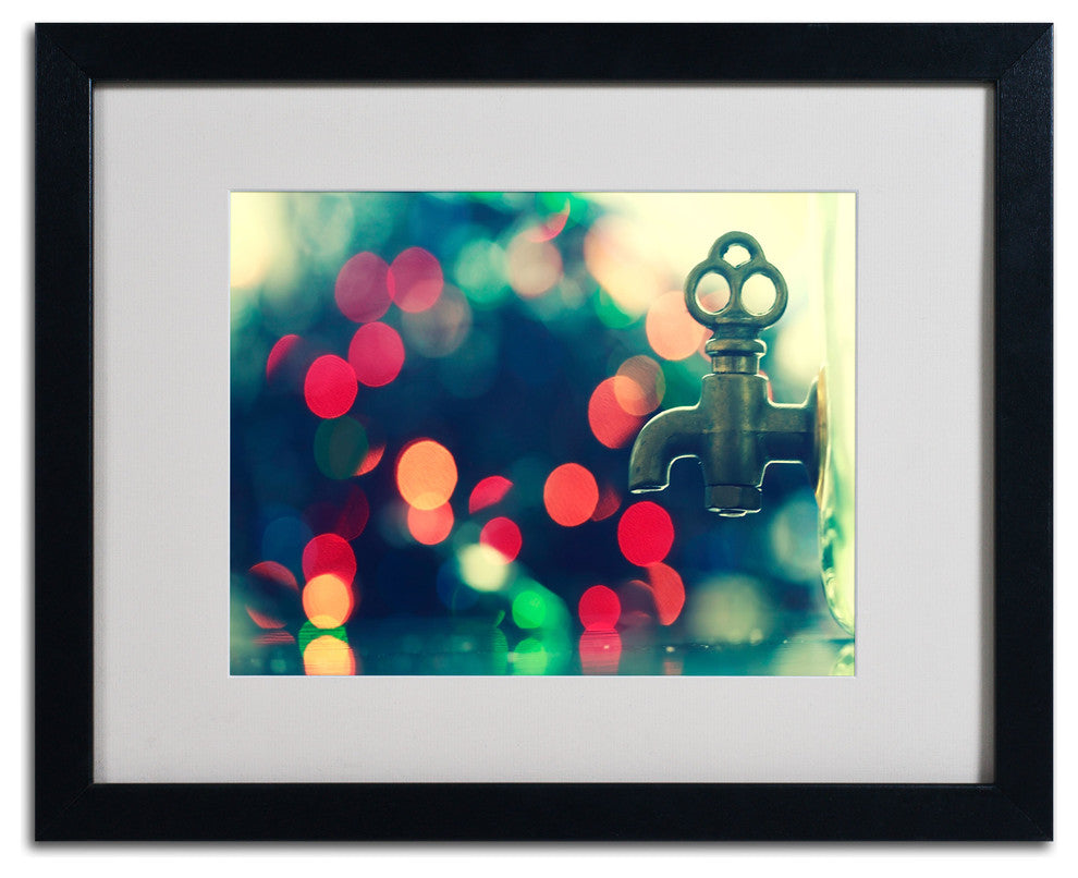 'The Magic is On' Matted Framed Canvas Art by Beata Czyzowska Young
