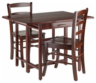 Taylor 3-Pc Set Drop Leaf Table w/ Ladder Back Chair