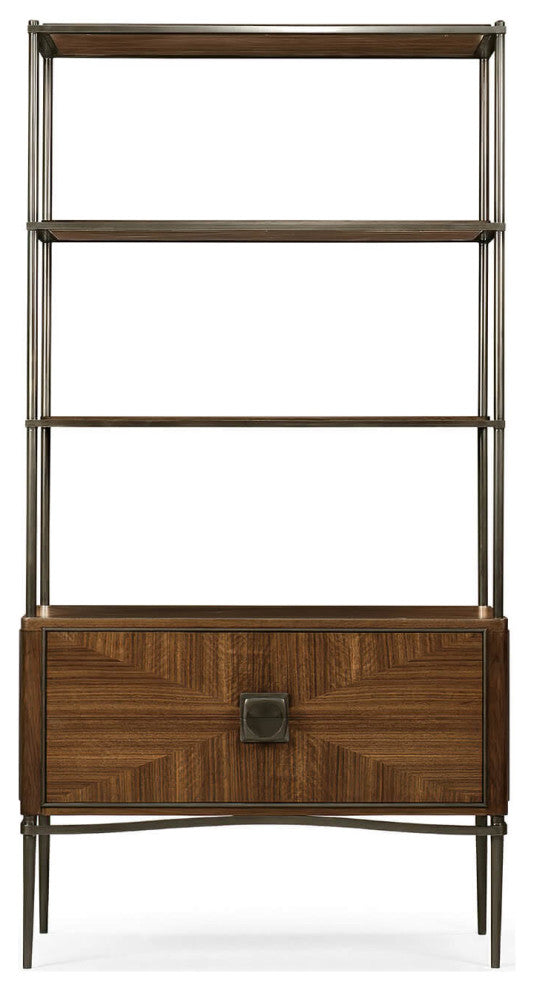 Mid Century Walnut Etagere