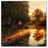 Leicher Oliver 'When Nature Paints With Light' Canvas Art, 18x18