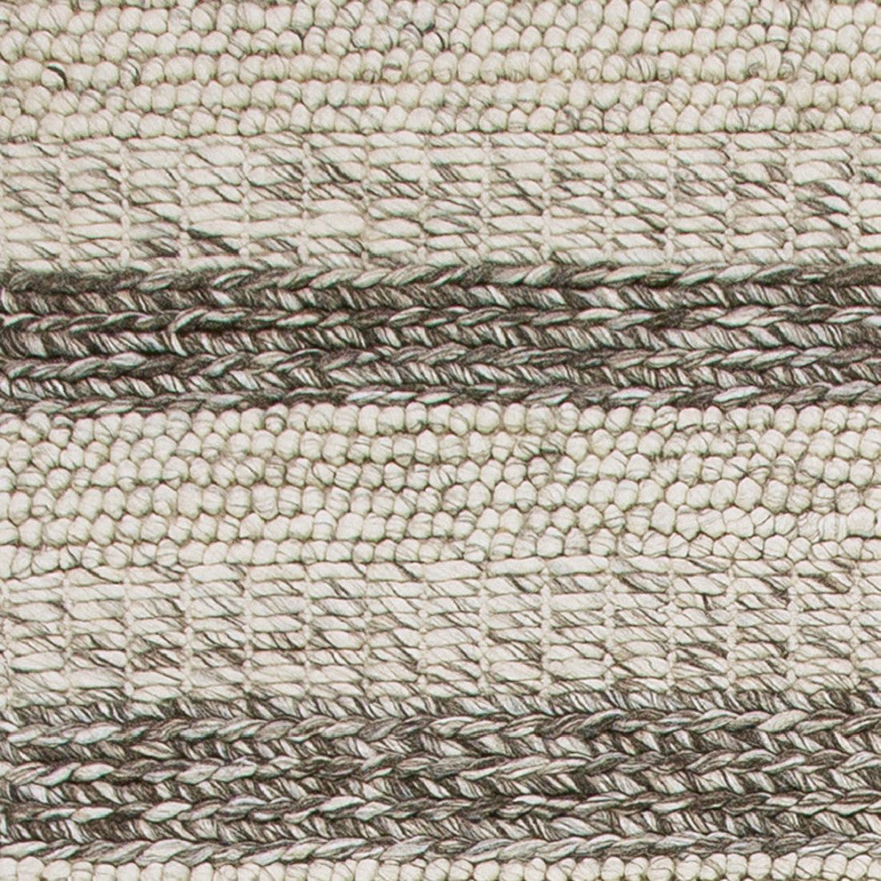 KAS Cortico 6158 Gray/White Landscape Area Rug, 8'x10'