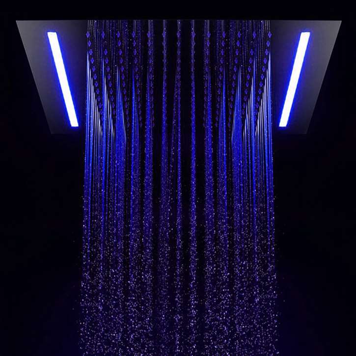 Fontana Showers Smart LED Touch Control Rainfall Shower Head With Hand Shower