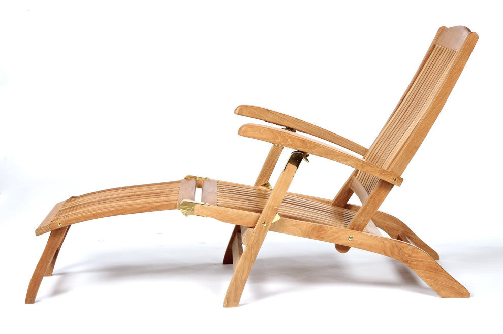 Teak Steamer Chair Lounger Colorado