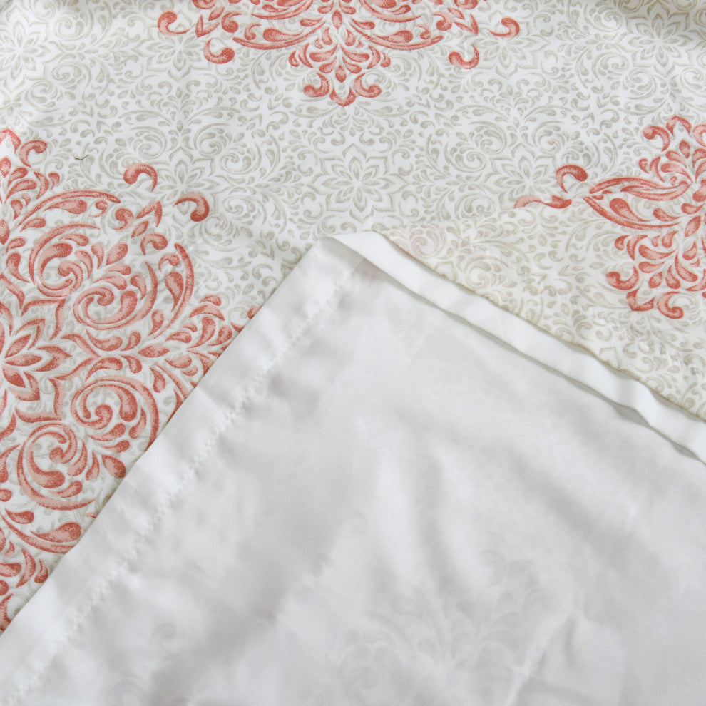 Printed Microfiber 2 Piece Curtain Set, Chelsea, 60" X 84"