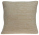 20" X 7" X 20" Elegant Transitional Tan Pillow Cover With Down Insert