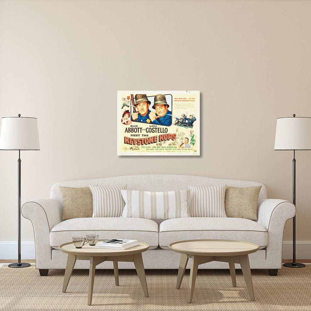 "Abbott & Costello - Keystone Kops" Canvas by Hollywood Photo Archive, 40x31"
