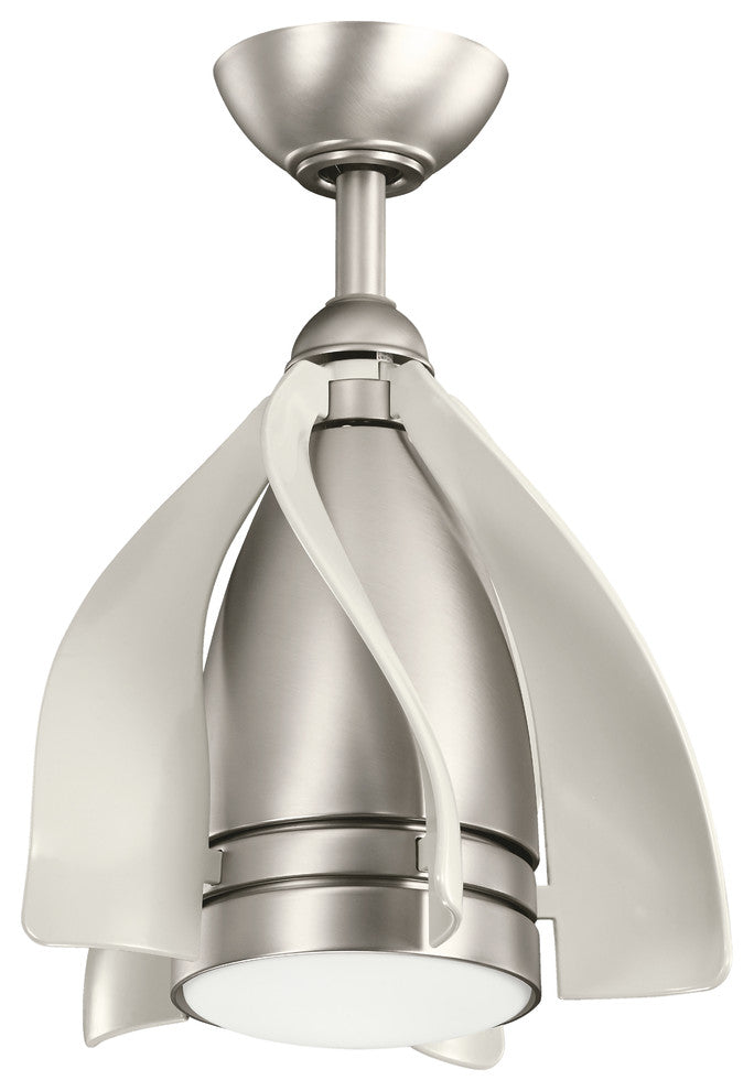 Kichler 300230NI 15"Ceiling Fan, Brushed Nickel Finish