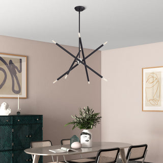Soho 8-Light Black Chandelier