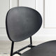 Side Dining Chair, Set of 2, Plastic, Metal, Black, Modern, Bistro Restaurant