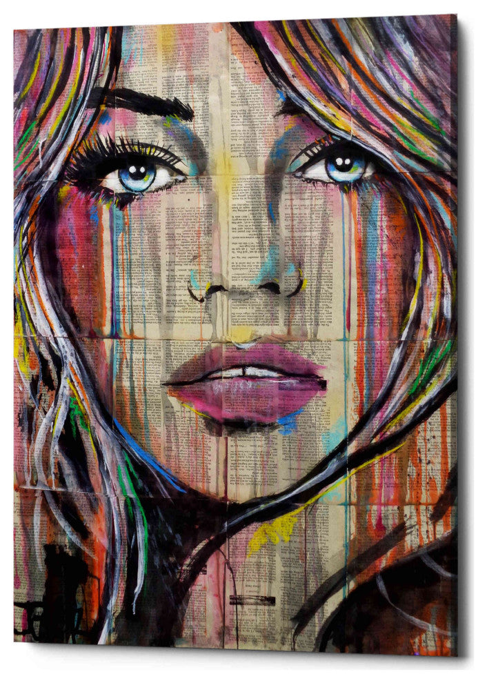 Epic Graffiti "In Someways" by Loui Jover, Giclee Canvas Wall Art, 18"x26"