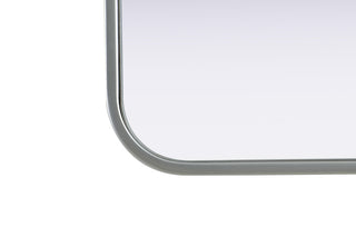 Elegant Lighting MR8A2424 Remy 24" Square Flat Medium Density - Brass