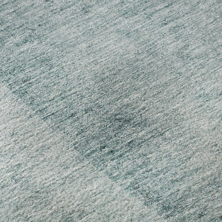Premium Machine Washable Mayfield AMF696 Teal 8' x 8' Round Rug