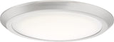 Quoizel VRG1616BN Flush Mount, Brushed Nickel Finish