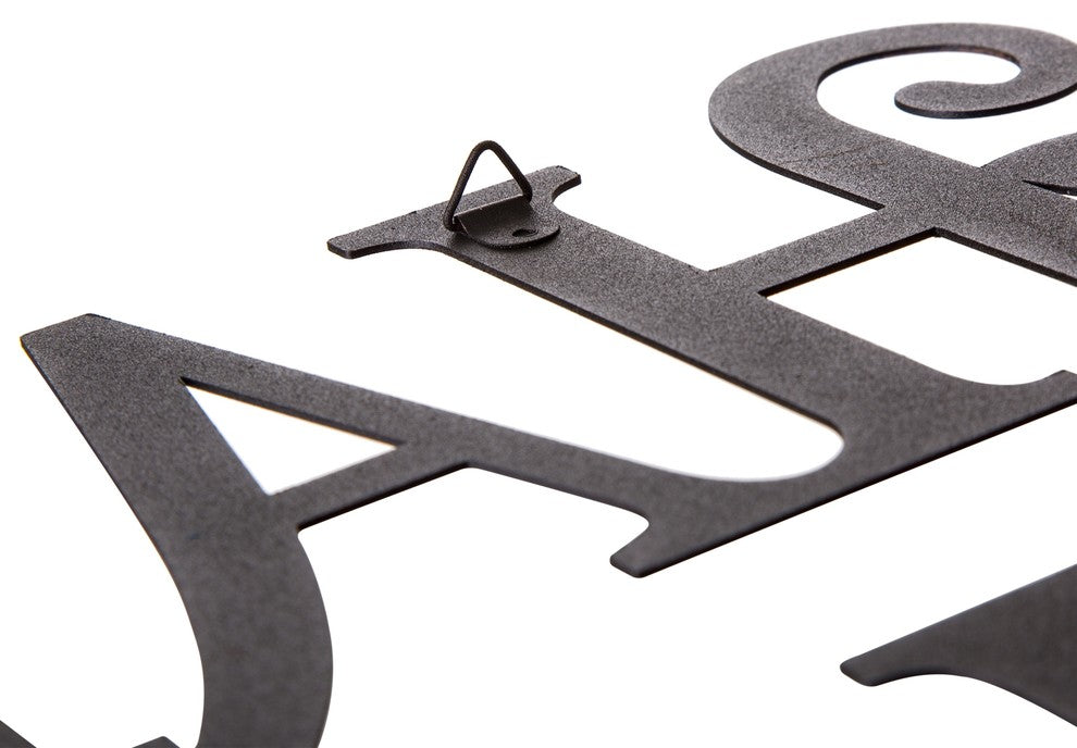 23.94" Metal Happy Halloween Wall Sign