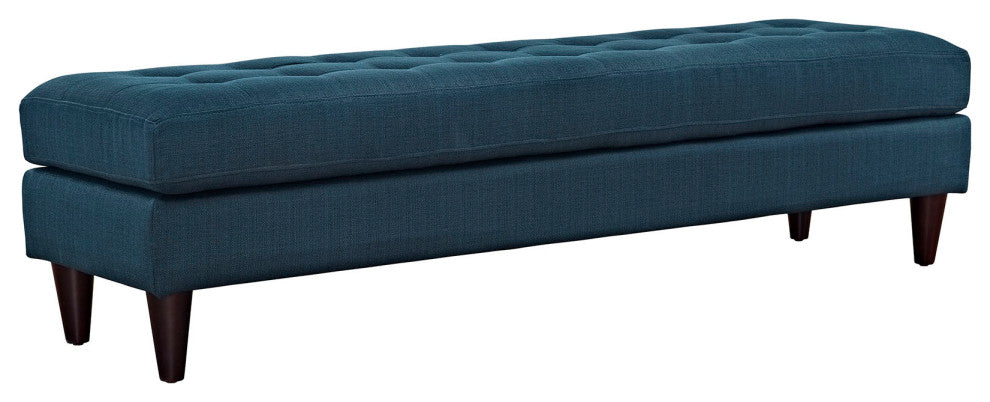 Modern Azure Empress Large Bench