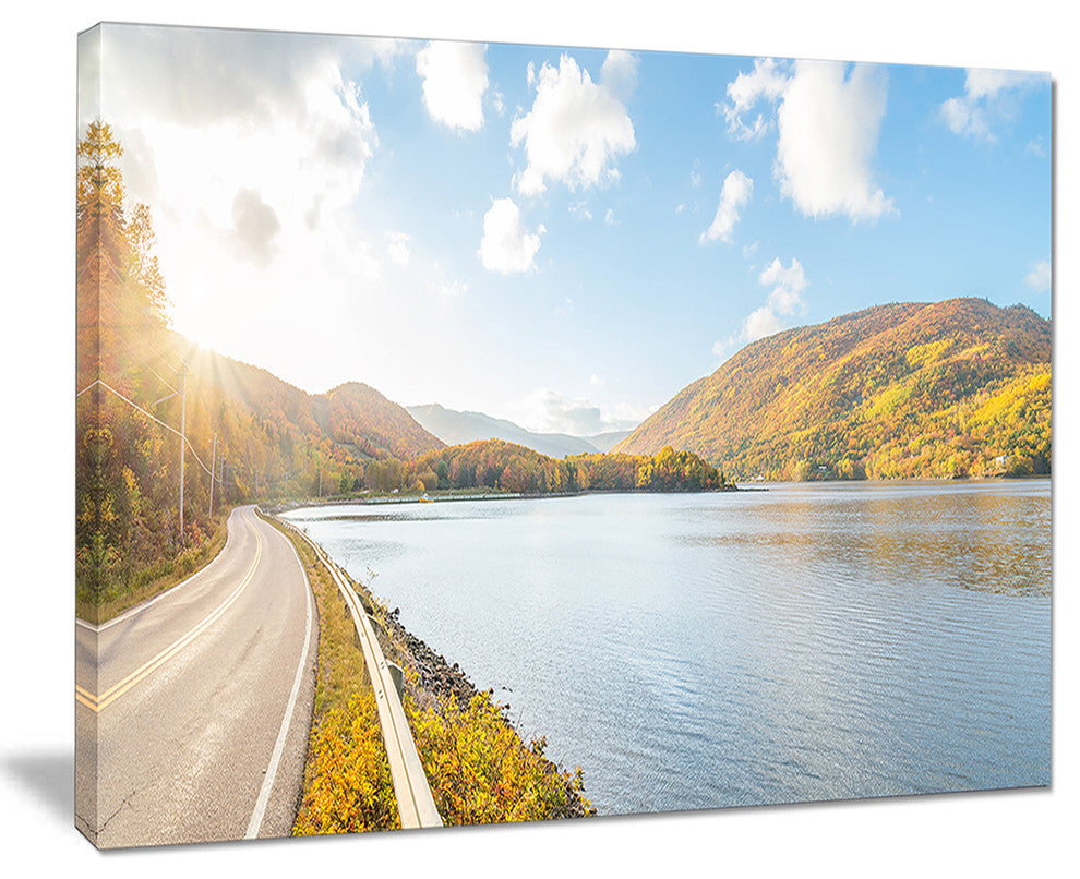 "Stunning Autumn Mountains Canada" Landscape Wall Art, 40"x30"