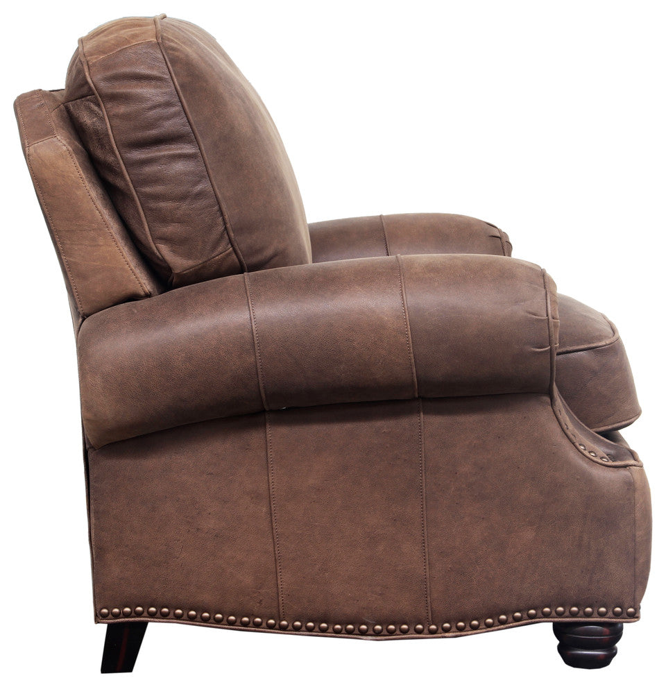 Longhorn Recliner, Dark Sanded Bomber