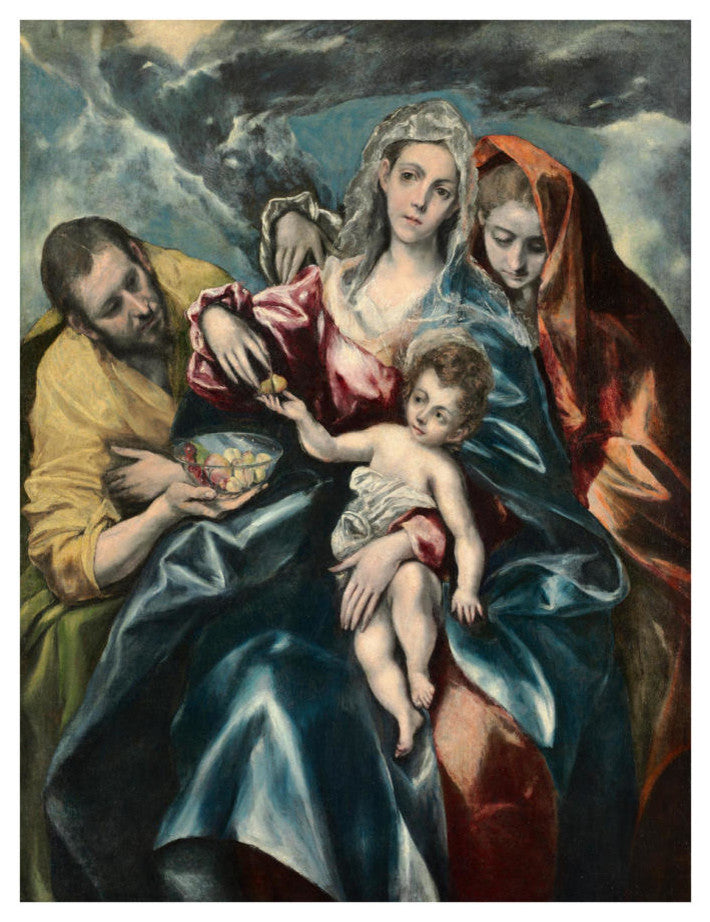 "The Holy Family with Mary Magdalen, c. 1590-1595" Print by El Greco, 25"x32"