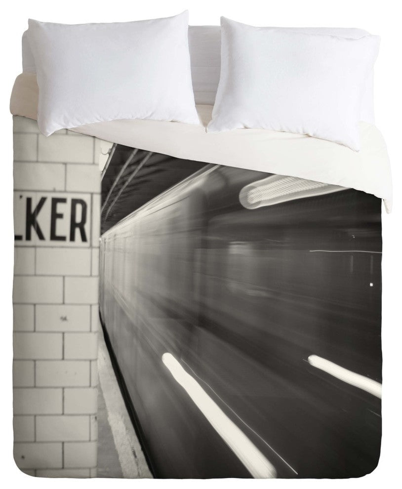 Deny Designs Leonidas Oxby The Subway Duvet Cover - Lightweight