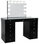 SlayStation Plus 2.0 Tabletop Vanity Table, Pro Black, Frosted Led