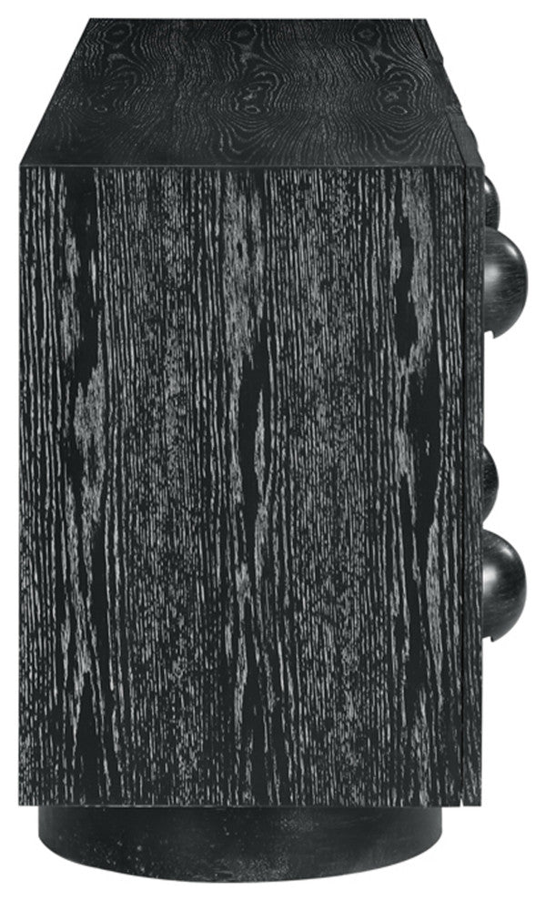 Bubble Wood Sideboard/Buffet, Black