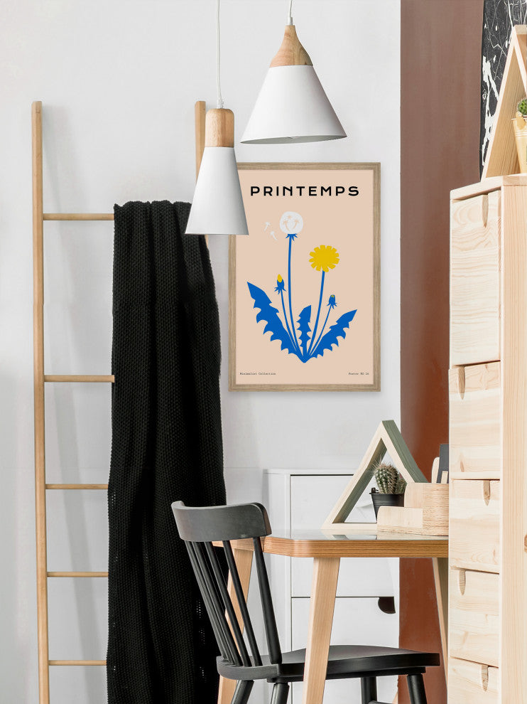 "Minimalist Poster No 16" Framed Painting Print, 12x18