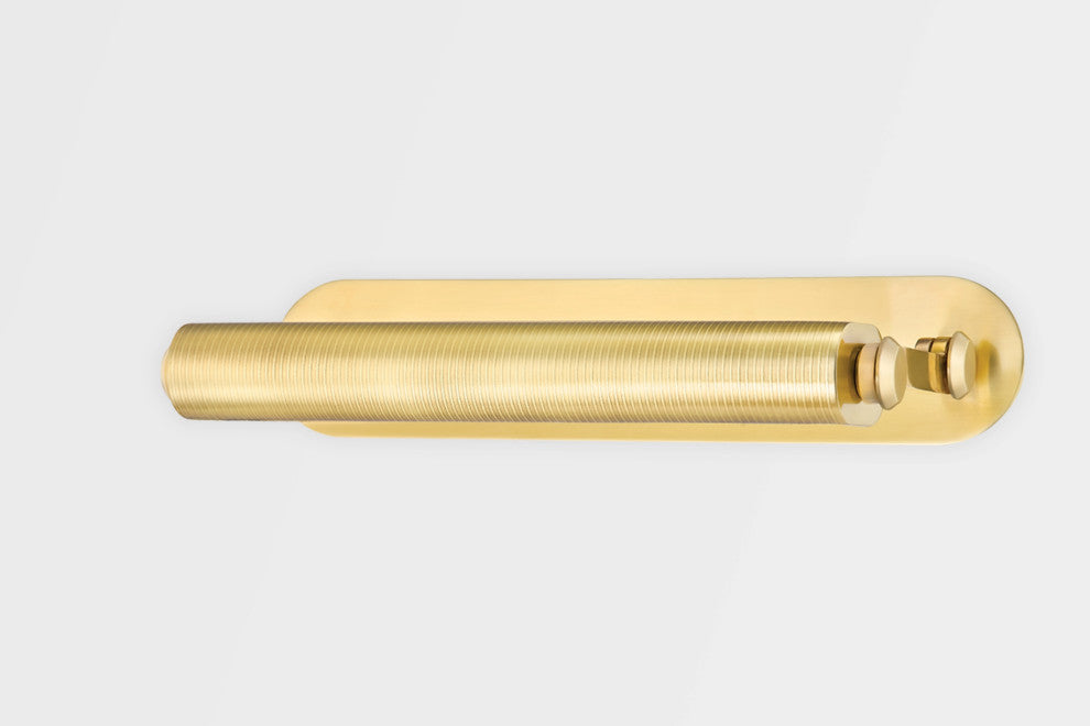 Stockport 2-Light LED Picture Light, Aged Brass Finish