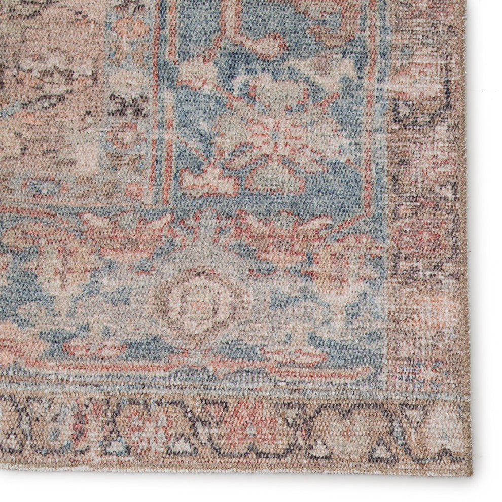 Machine Washable Jaipur Living Geonna Medallion Blue/Beige Area Rug, 6'x9'