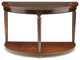Benzara BM122922 Granvia Traditional Sofa Table, Dark Cherry