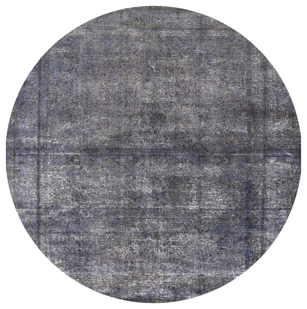 Ahgly Company Indoor Round Mid-Century Modern Area Rugs, 7' Round