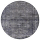 Ahgly Company Indoor Round Mid-Century Modern Area Rugs, 7' Round