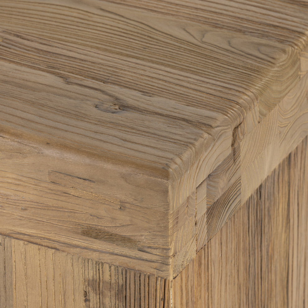 Merrick Accent Bench, Natural Elm