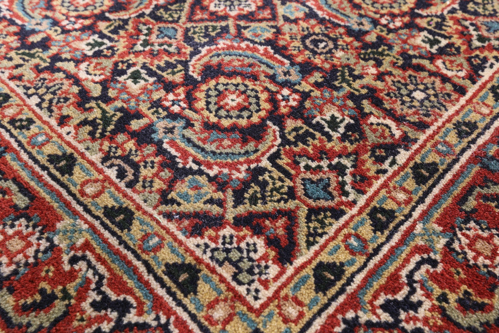 2' 4" X 17' 5" Runner Persian Hill Herati Hand-Knotted Wool Rug - Q13169
