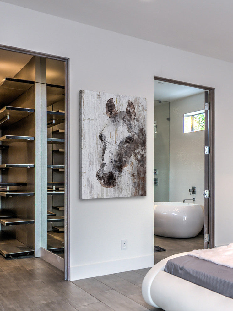 "Jack Horse" by Irena Orlov Painting Print Wrapped Canvas, 24x36